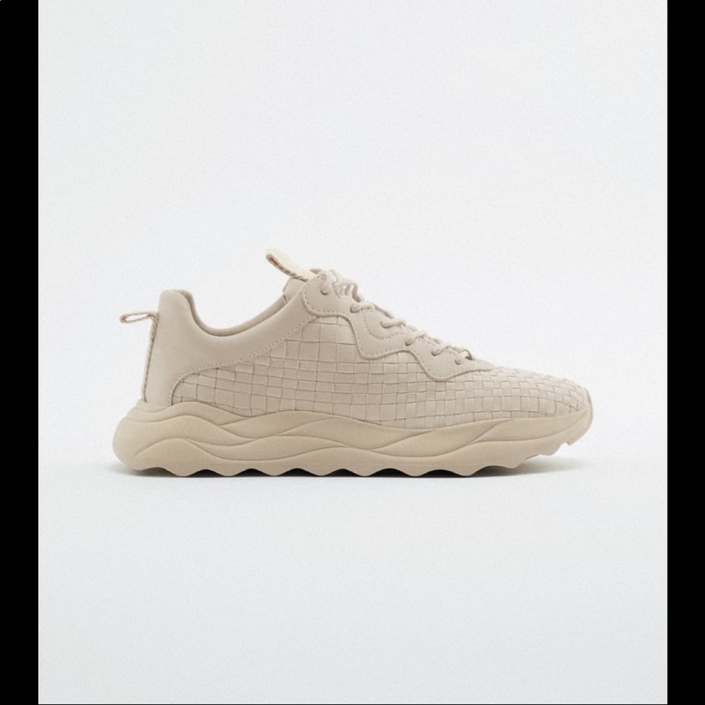 Zara Woven Athletic Sneakers
